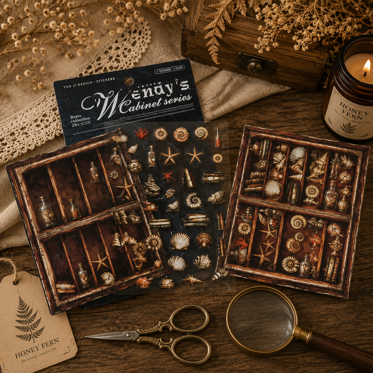 Calming Treasure Cabinet sticker set