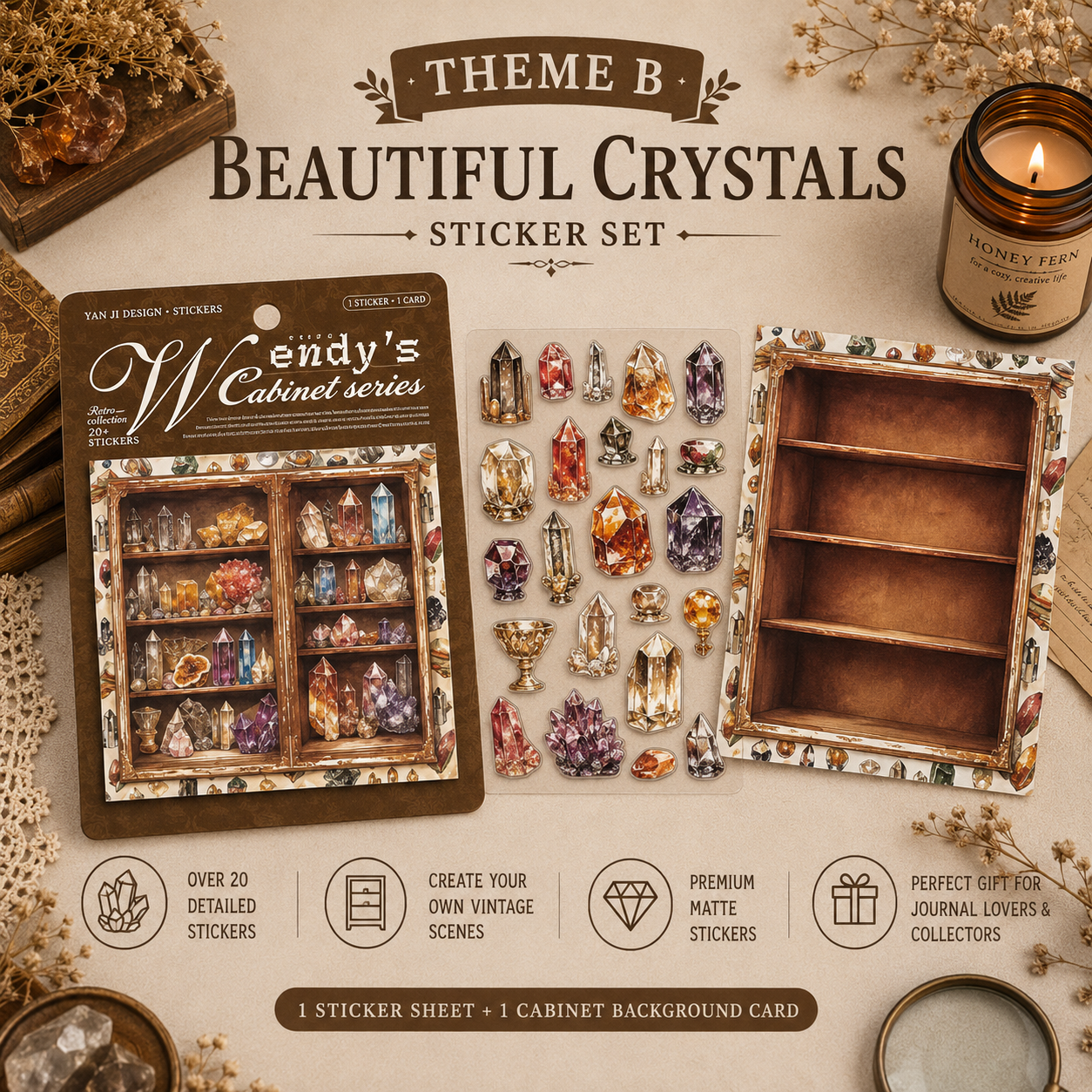 Calming Treasure Cabinet sticker set