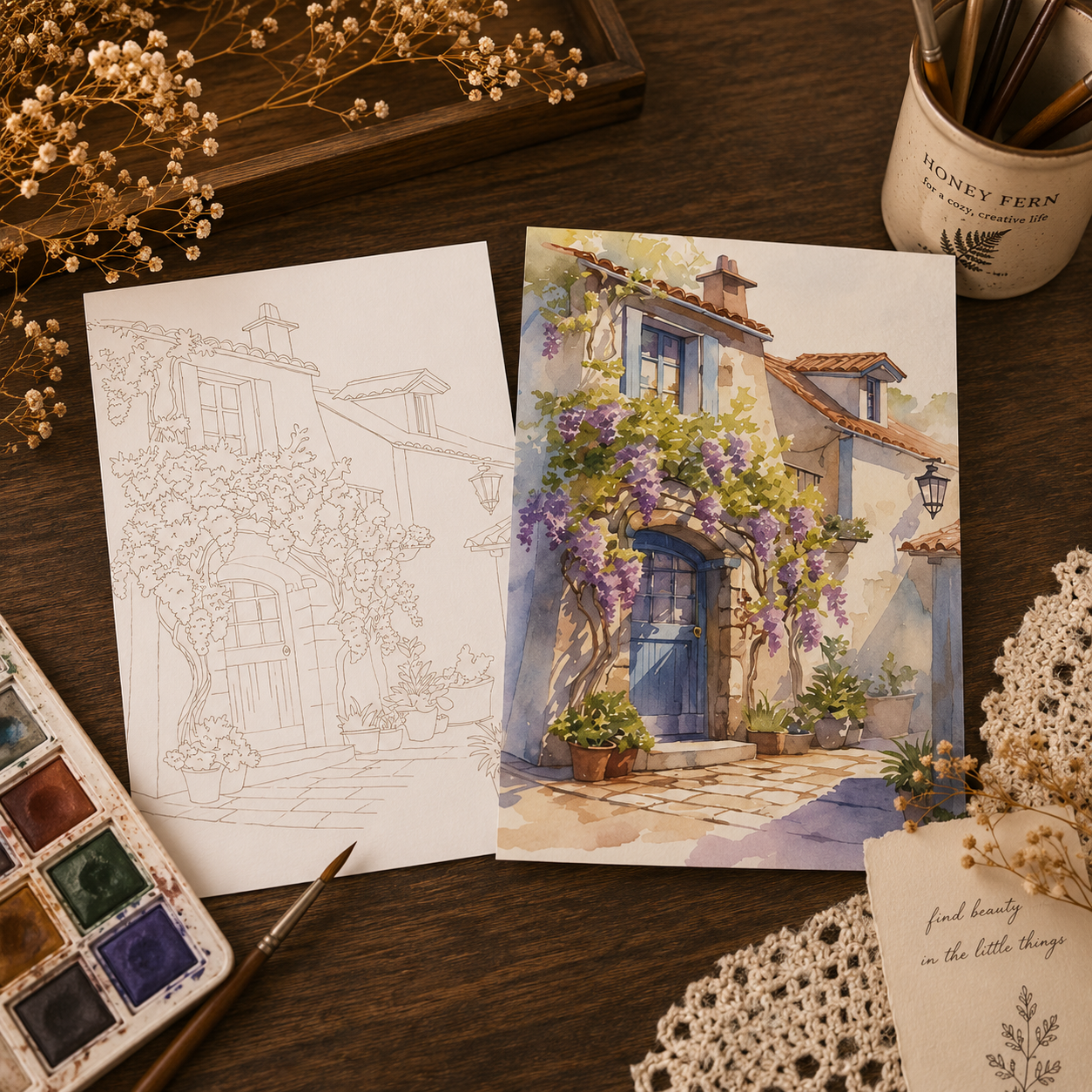 Water colour set