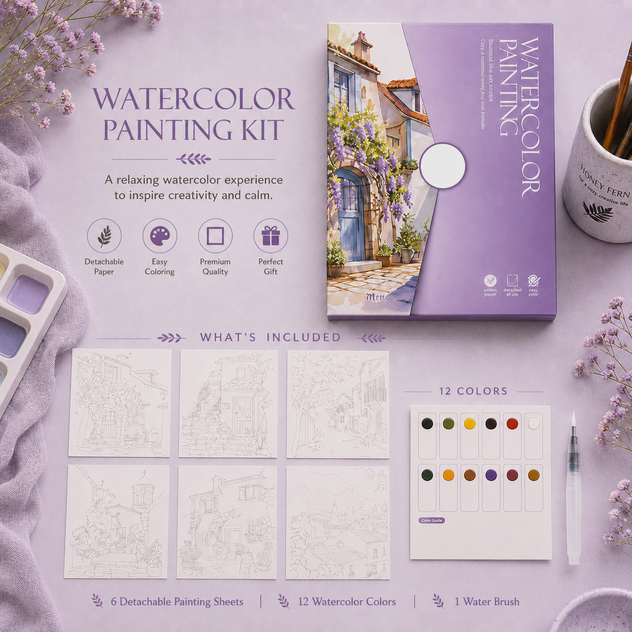 Water colour set