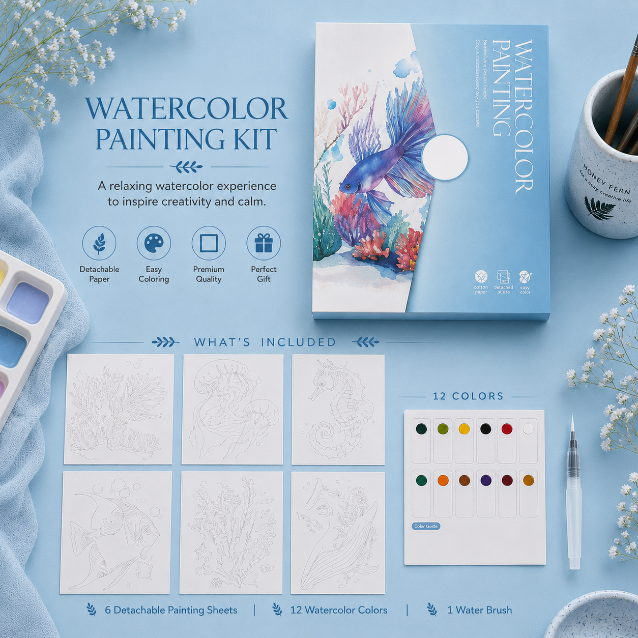 Water colour set