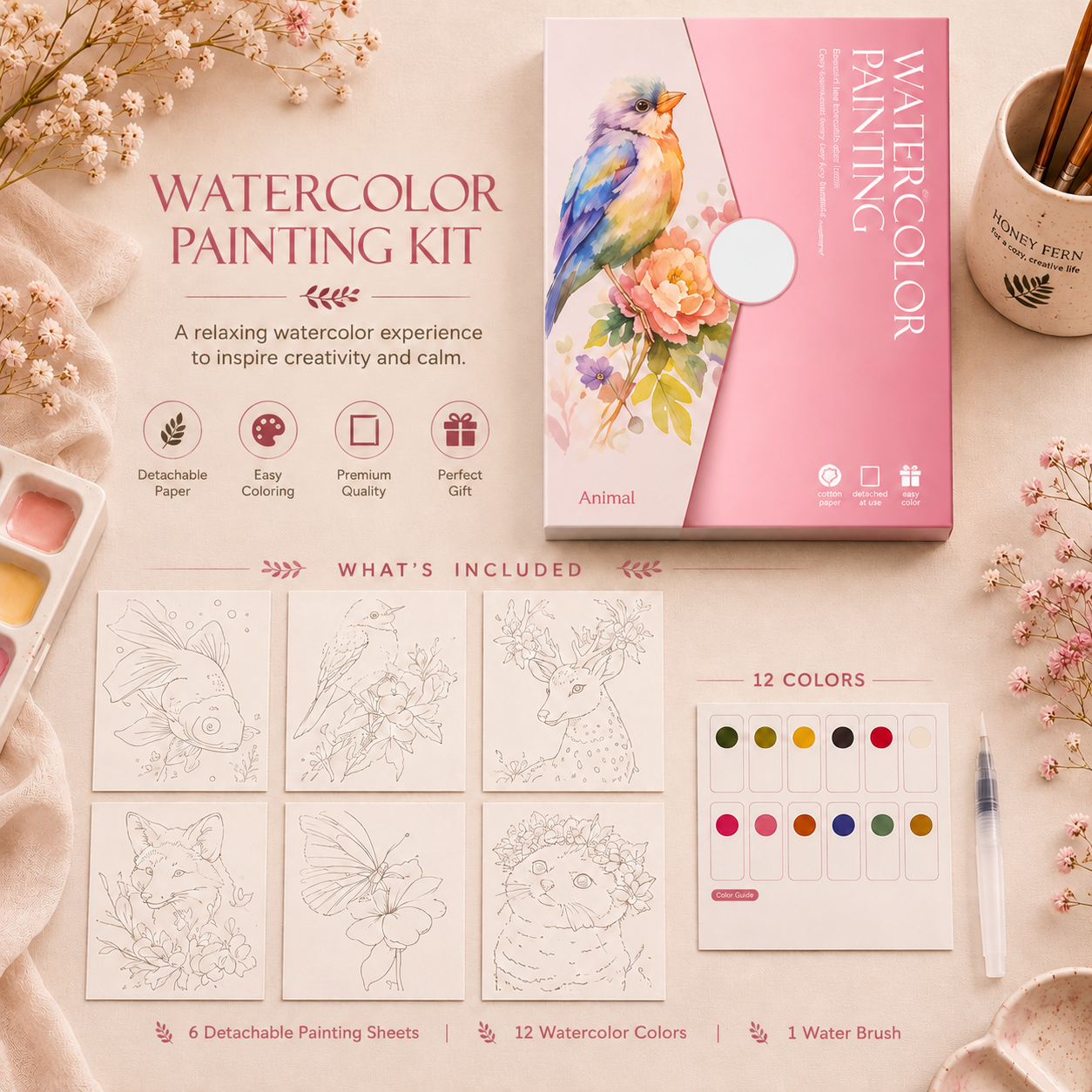 Water colour set