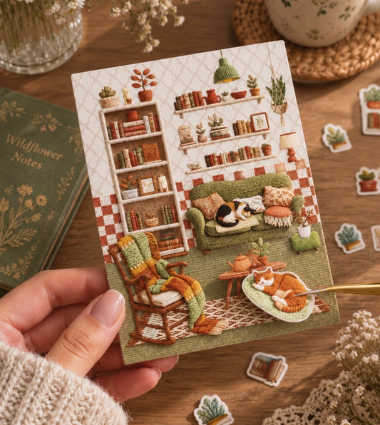 My Room Series – Embroidered Style Sticker Set