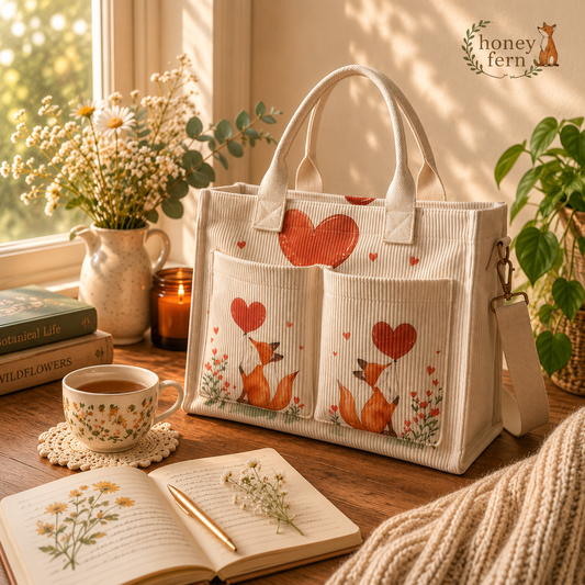 Foxglove Hearts Tote