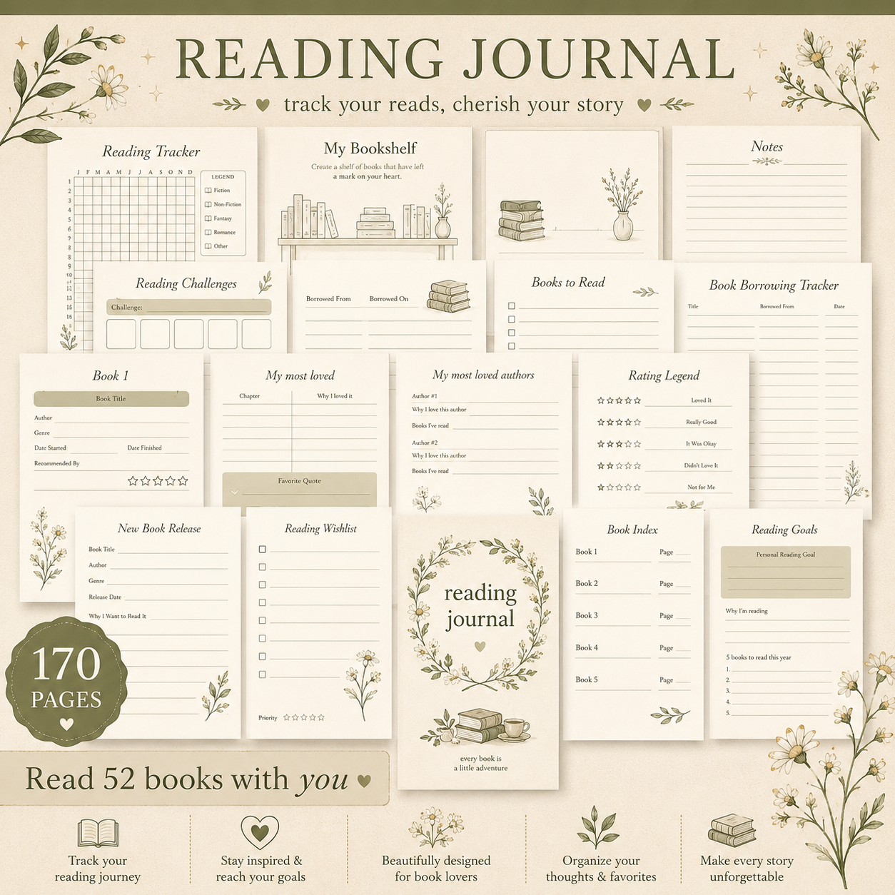 Foxglove Reading Journal 🦊