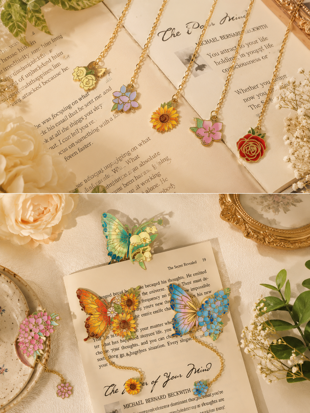 Butterfly Blossom Bookmark
