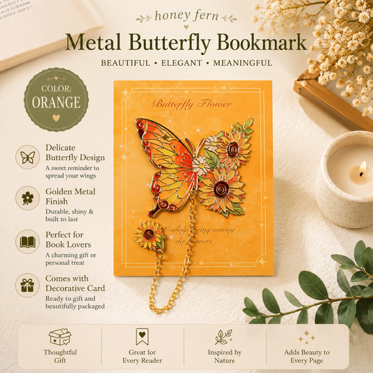 Butterfly Blossom Bookmark