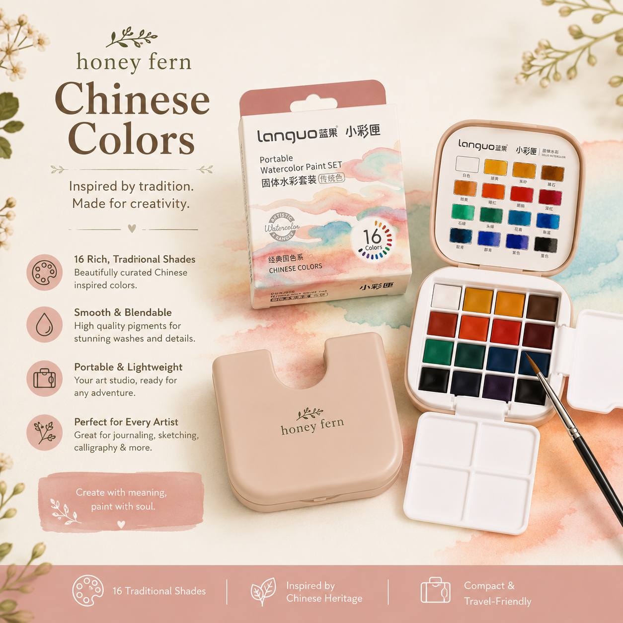 Water Color Pocket Palette