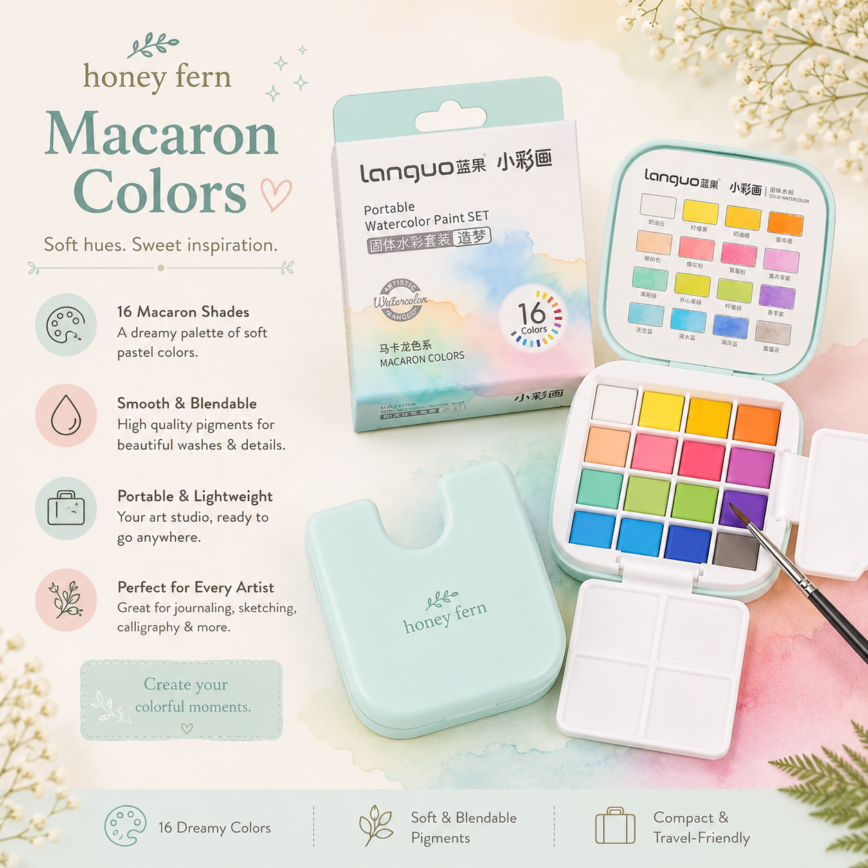 Water Color Pocket Palette